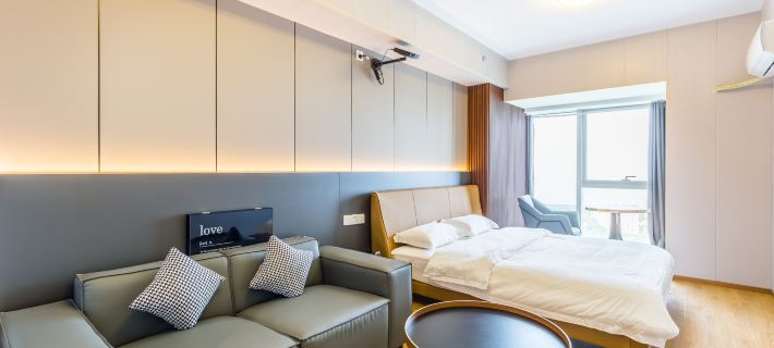 Guanhailu V+ Homestay (Yantai University Wanda Plaza) Hotel a Yantai