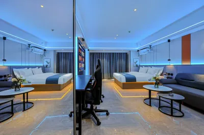 Shijiazhuang Yixing Video Gaming Hotel (Yuhua Wanda Plaza Locomotive Pedestrian Street) Hotel a 