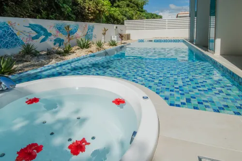 pool villa Sanrriott Motobu Okinawa Villa Hotels in Motobu