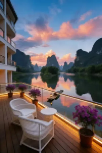 Dream Residence Yangshuo Hot Spring Resort Hotel (Ten Mile Gallery Yulonghe Branch) Hoteles en 