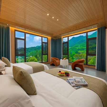 A small house on one side