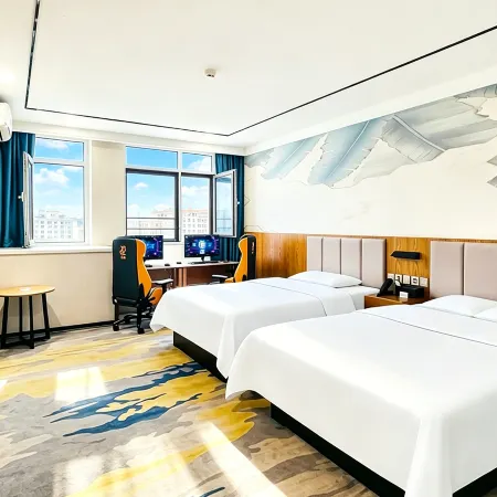 Yaxin E-sports Hotel (Dezhou Qihe Wanda Plaza Branch) Отели в г. Цихэсянь