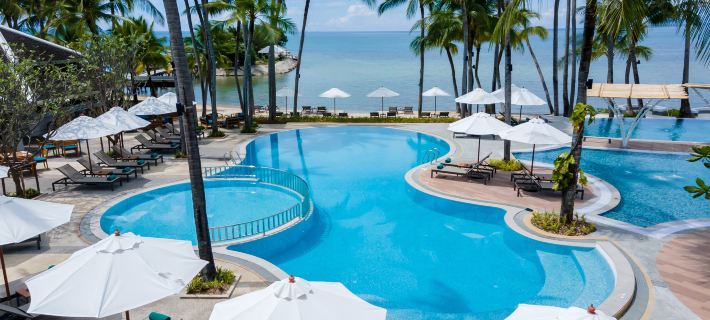 Outrigger Koh Samui Beach Resort Hotele w: Dystrykt Ko Samui
