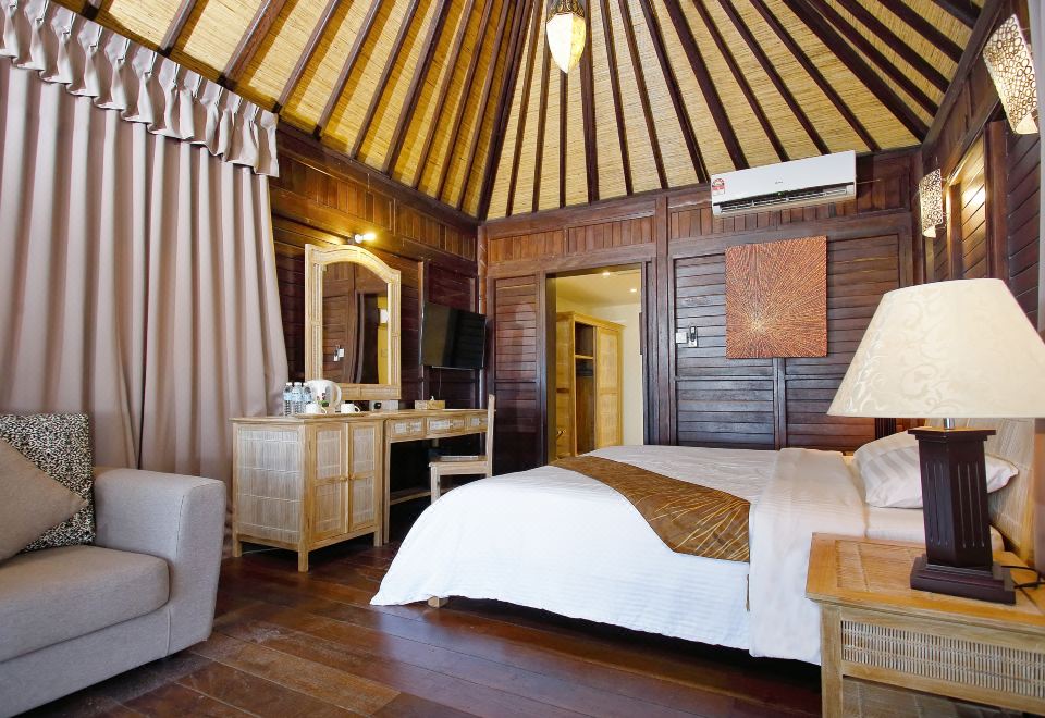 만타나니 섬 일몰