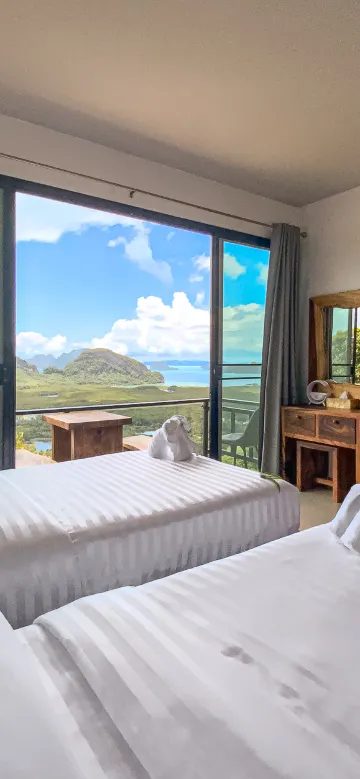 ห้องซูพีเรียทวินวิวแบบพาโนรามา