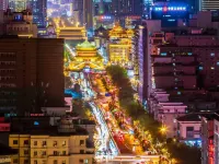 Hanshe Meisu Hotel (Xi'an Bell Tower Subway Station Branch) - โรแมนติก