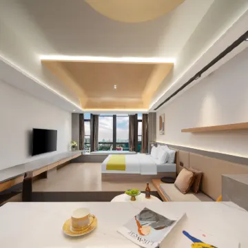 Green Apartment Hotel (Changsha Xiangya Hospital Subway Station Provincial Museum Branch) Hotel dekat Museum Kota Changsha