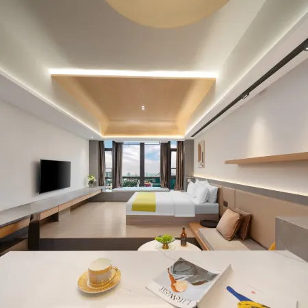 Green Apartment Hotel (Changsha Xiangya Hospital Subway Station Provincial Museum Branch) Отели рядом с достопримечательностью «Городской Музей Чанша»