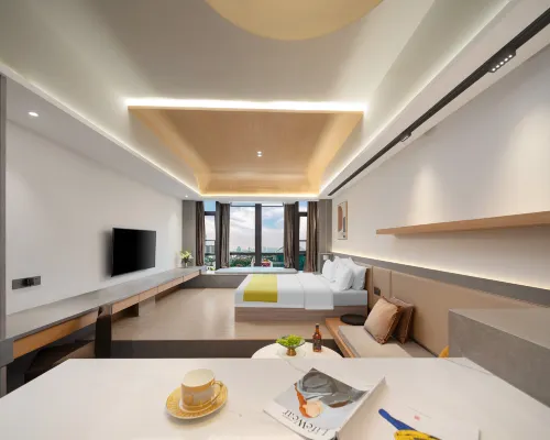 Green Apartment Hotel (Changsha Xiangya Hospital Subway Station Provincial Museum Branch) Отели рядом с достопримечательностью «Городской Музей Чанша»