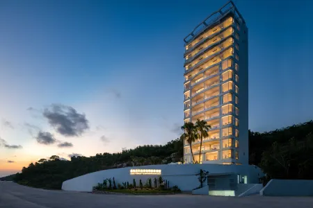 Miyue Santorini Seaview Resort (Huizhou Huidong Shuangyuewan) Отели рядом с достопримечательностью «Shuangyue Bay»