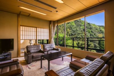 【禁煙】スイート「華扇」 内風呂あり(ガーデンビュー) 湯快リゾート 三朝温泉 斉木別館〈会席タイプ〉の写真