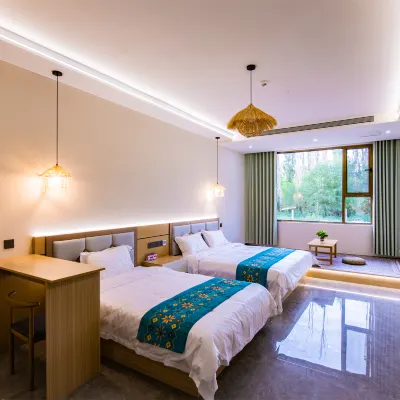 Yueman West Building Homestay Hotéis próximos ao Aeroporto Internacional de Dunhuang Mogao