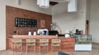 Misty Forest | Golden Dawn on Snow Peaks · Wild Luxury Secluded Mountain Lodge - بار