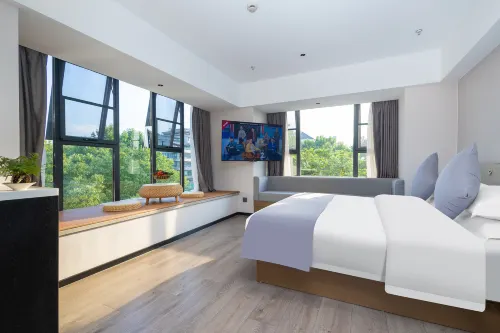 Five-star Bay Hotel (Wushan Square Branch, West Lakeside, Hangzhou) - románticos