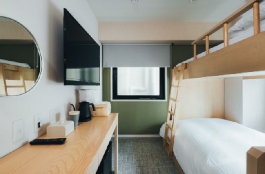 Standard Twin Room With Bunk Bed MEANDER Osaka Photo