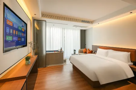 Mile Shiyue Boya Hot Spring Hotel ((Huquan Ecological Garden Huquan Banshan Hot Spring Shop)) Отели рядом с достопримечательностью «Honghe Nativeland»