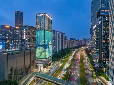 UrCove by HYATT Shenzhen Bay Mixc Отели рядом с достопримечательностью «Спортивный центр Боань-поле для плавания»