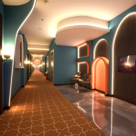 Haocai Muju Hotel (Mudanjiang High-speed Railway Station Beishan Park)