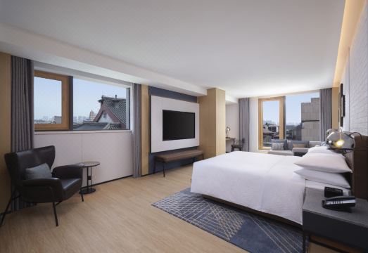 시안 호텔 로비 전경