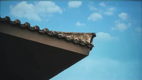 Chinese Countryard on the Sea