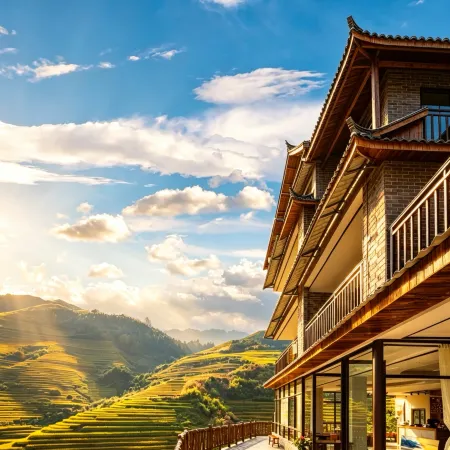 Longji Terrace Yueshu Panorama Guesthouse Отели в г. Луншэн