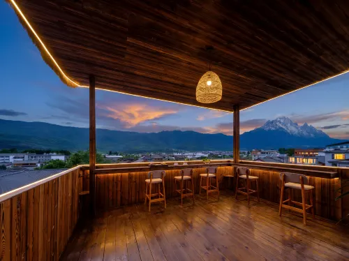 Suye Snow Mountain Panoramic Smart Resort (Baisha Ancient Town) - con vistas a la montaña