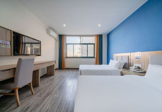 하버 호텔 외관 야경