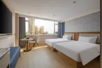 Yantai Duoyue Hotel（Kaifa District Wanda Fuhai Road store） Hotel in zona Fushan Station