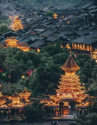 Zhaoxing No. 1 · Holy | 360° Sunset Viewing Terrace Luxury Designer Villa (Zhaoxing Dong Village) Các khách sạn ở Lê Bình