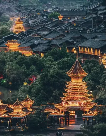 Zhaoxing No. 1 · Holy | 360° Sunset Viewing Terrace Luxury Designer Villa (Zhaoxing Dong Village) Отели рядом с достопримечательностью «Tang An Dong Village»