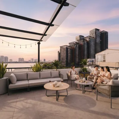 Label6 Coliving Quang Khanh โรงแรมใกล้เตย์โฮ