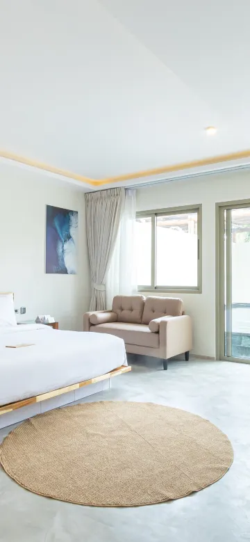 ห้องสตูดิโอวิลล่าหนึ่งห้องนอนพร้อมสระว่ายน้ำ