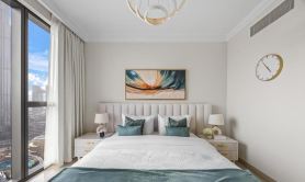 Esteemed 3-and-a-Half BR in Boulevard Point, FULL Burj View