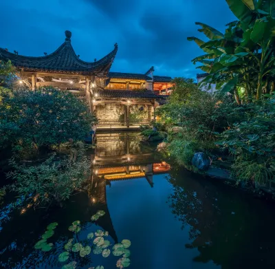 Huangshan Manyuan Jianshan  Design Homestay 후이저우/혜주 문화원-화상 빌라-수영장 주변 호텔