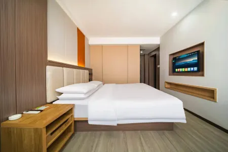 Vienna Zhihao Hotel (Shenqiu High-speed Railway Station) Отели в г. Шэньцю