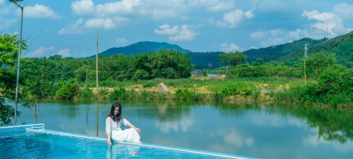 Quchenhua B & B (Yingde Huoshi shuigu village) 英徳のホテル