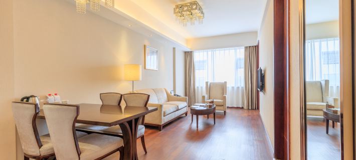 Minfa World Apartment Hotel Xiangyang (Zhuge Liang Square Wanda Plaza） Hotele w: Xiangyang
