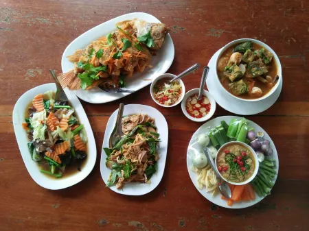 Happiness Resort Отели рядом с достопримечательностью «Tham Kra Sae Bridge»