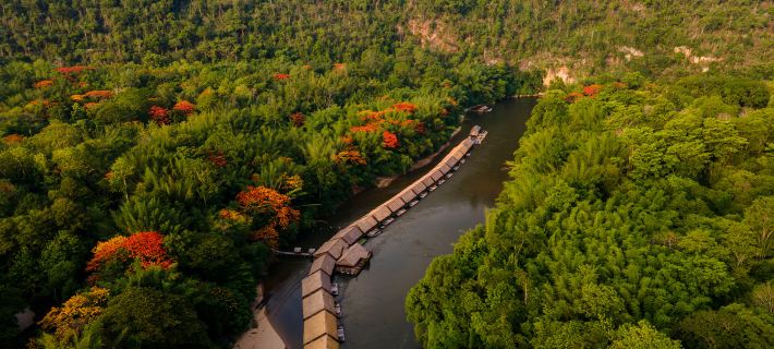 River Kwai Jungle Rafts Hotels in Sai Yok