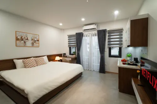 Balcony Studio l 10 Min to West Lake - 4 ดาว