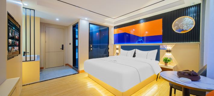 Qiyue Light Room (Puning Plaza Wantaihui Branch) Hotels in Puning