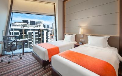 スタンダードツインルーム(ペントハウス) ホリデイ・イン エクスプレス シンガポール クラークキーの写真