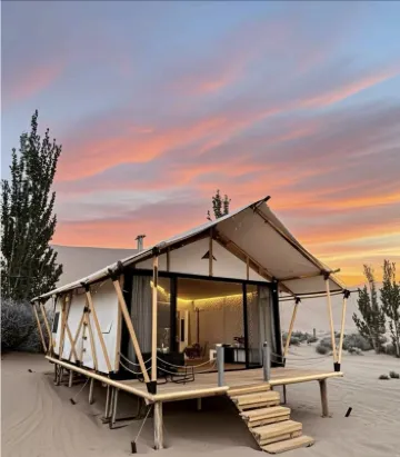 敦煌知遇知趣野沙漠露營民宿