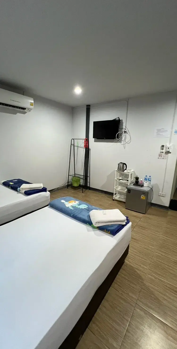 ห้องเตียงคู่ (3.5ฟุต - 2 เตียง)