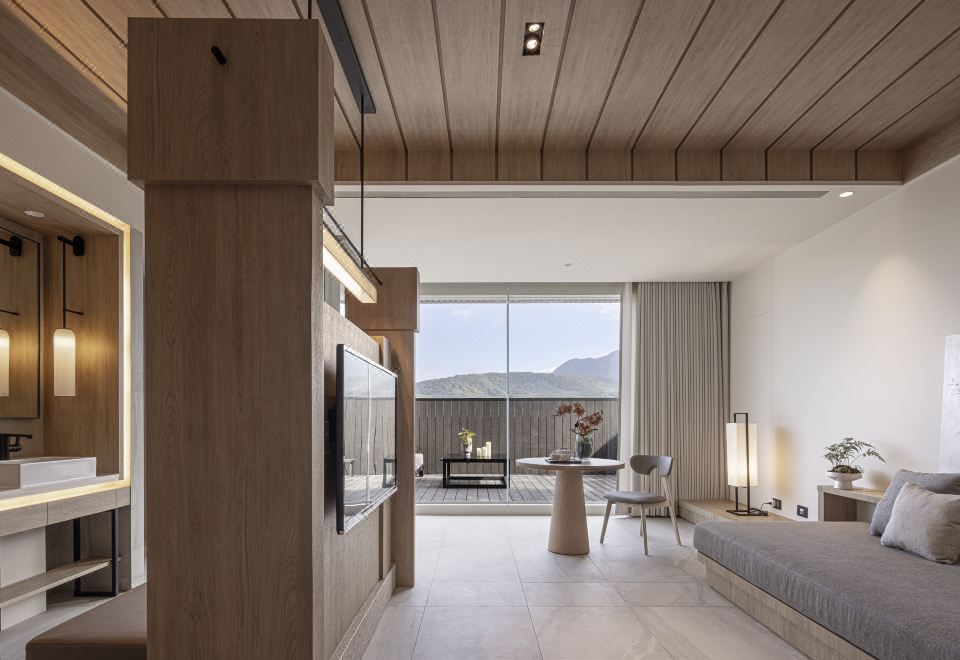 윤 에스테이트 호텔 객실 내 온천