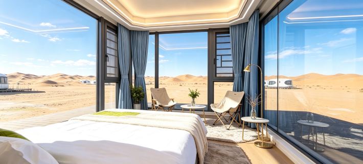 Tengger Dune Stellar · Latitude 37° Starry Desert Resort Hotéis em Zhongwei