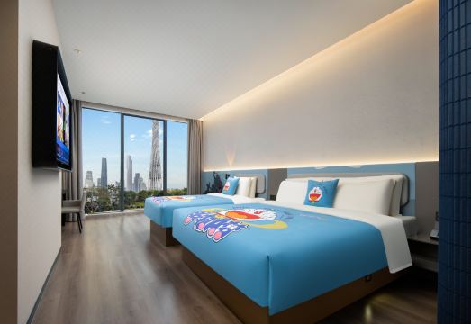 컴팩트 호텔 객실 내부 예시