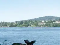 Victoria Island , Sooke Modern Beach Front House With Private Beach,Ocean ,Mountain & City Views Hotels in Sooke