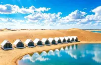 Jinxin Desert Camping - Mountain view