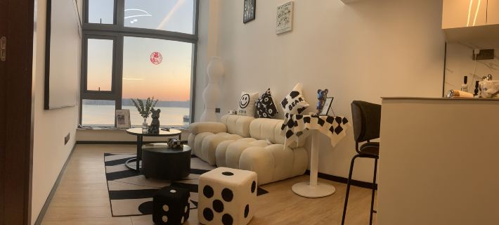 Belle Seaview Loft Jumbo Projection Apartment Shantou otelleri